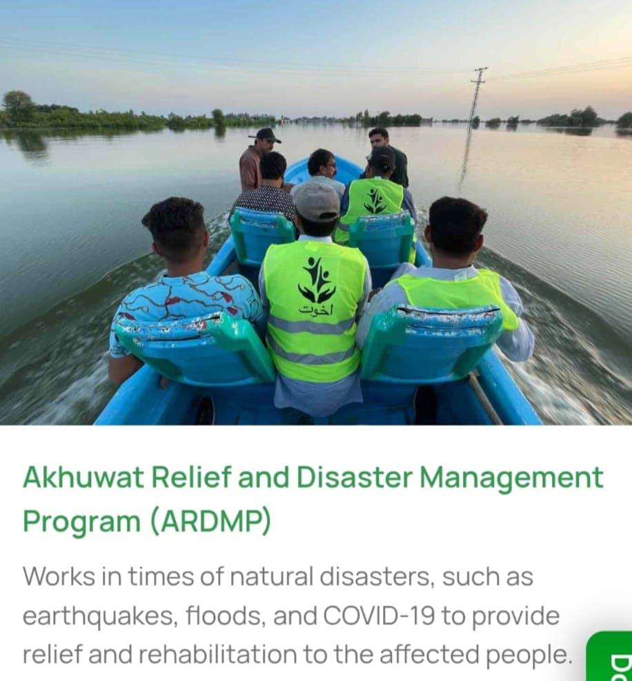 Akhuwat Relief and Disaster Management Program